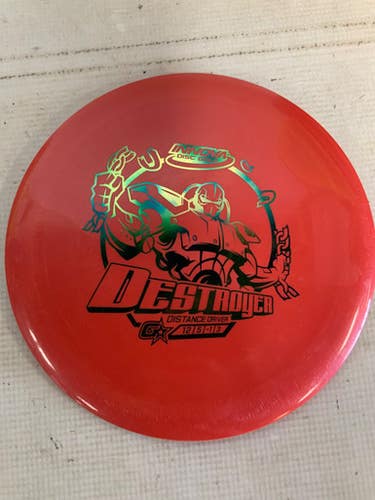 Used Innova Destroyer G Star Disc Golf Driver Red 171g 11823-s000040201
