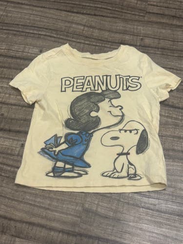 Old Navy Peanuts Toddler 3T Short Sleeve Shirt