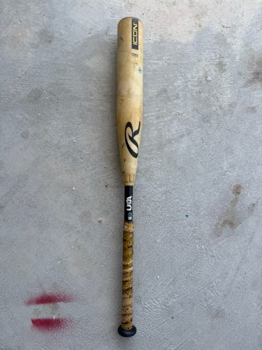 2025 Rawlings Icon Composite USABat Certified Bat (-8) 22 oz 30" (Used)