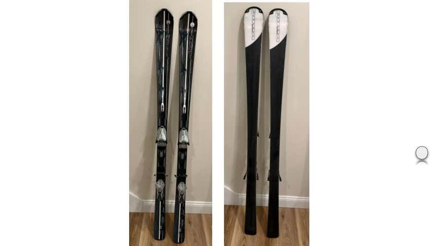 Womens Downhill Skis Volkl Attiva 5-Star 168cm w/ Marker Motion Adjustable Bindings