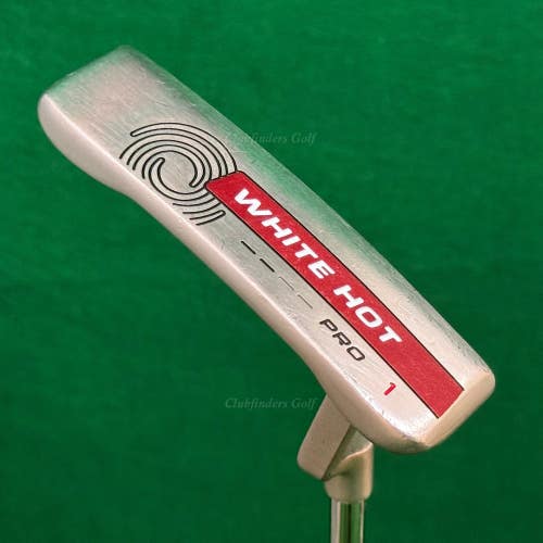 Odyssey White Hot Pro #1 Chrome Plumbers-Neck 35" Putter Golf Club