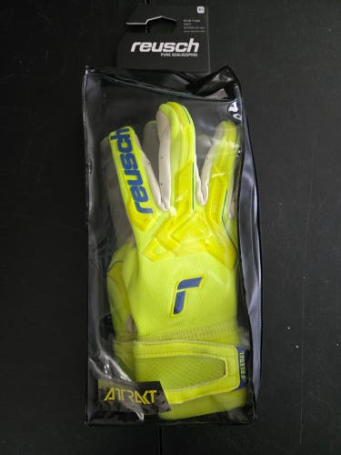 Reusch Attrakt Freegel Gold X Sz 9.5
