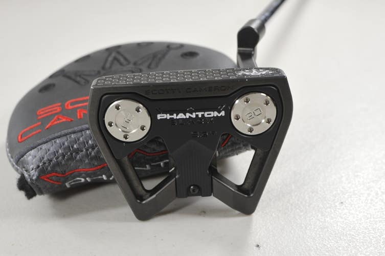 Titleist 2025 Scotty Cameron Phantom Black 9.2R 35" Putter RH Steel # 221146