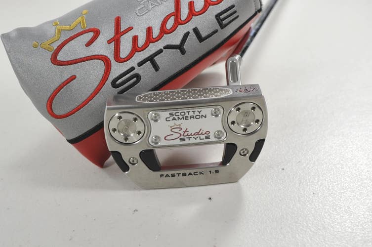 Titleist 2025 Scotty Cameron Studio Style Fastback 1.5 33" Putter Steel # 221147