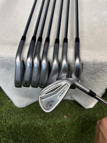 Callaway Apex Pro Forged Iron Set (3-Pw) KBS Tour 120g Stiff Flex Shaft RH