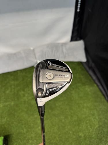 Lefty Adams Speedline Super LS 3 Wood 15* Aldila 65g Stiff Flex LH