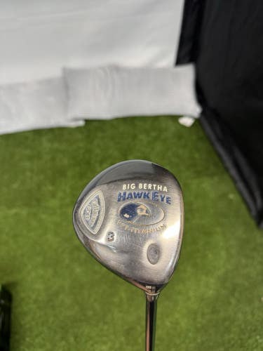 Callaway Big Bertha Hawk Eye VFT-Titanium 3 Wood System 60 Regular Flex Shaft RH