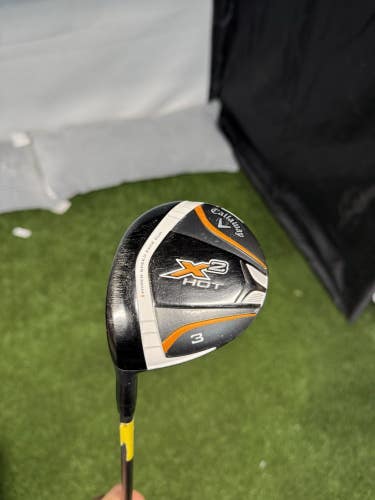 Lefty Callaway X2 Hot 3 Wood Aldila Tour ATX60 Regular Flex Shaft LH
