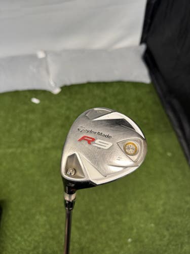 Lefty TaylorMade R9 3 Wood 15* Even Flow Riptide CB 50g Regular Flex Shaft LH