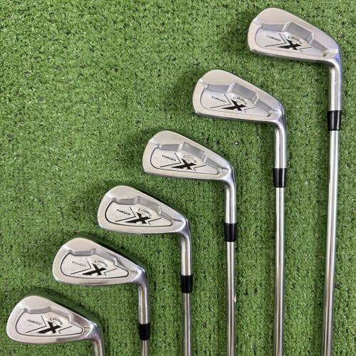 Callaway X Forged 2007 Iron Set 5-PW Project X Rifle 6.5 Extra Stiff Flex