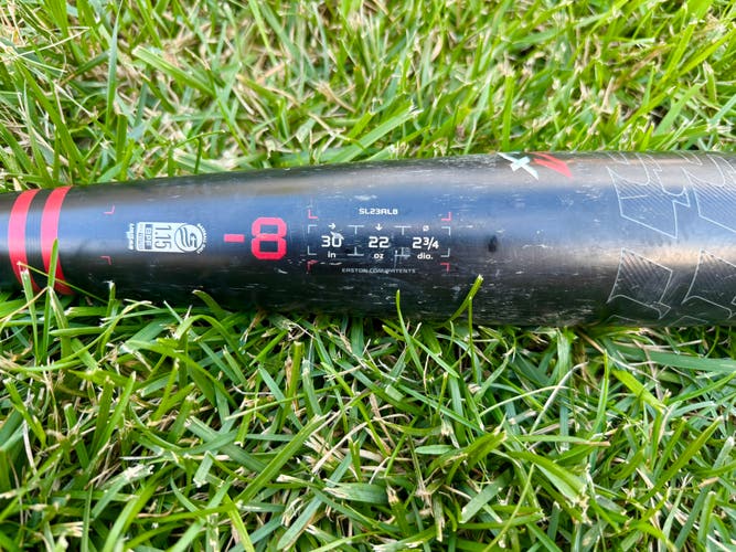 2023 Easton Alpha ALX Alloy USSSA Certified Bat (-8) 22 oz 30" (Used)