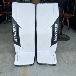 Large Bauer Sv-Pro Goalie Leg Pads (New)