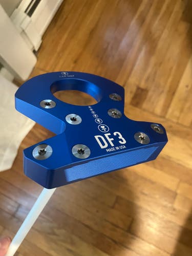 Blue L.A.B. Golf DF3 Putter 35" Accra shaft, headcover included