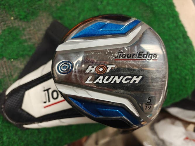 Tour Edge Hot Launch Fairway 5 Wood 19 Degree Uniflex Graphite w Headcover