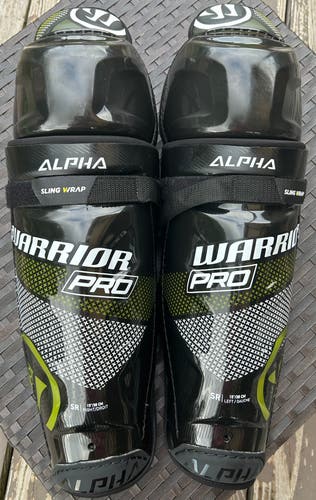 Senior Warrior Alpha Pro 15" Shin Pads (Used)