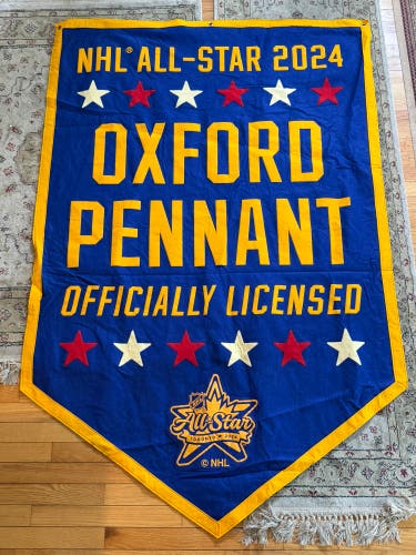 Toronto All Star Game 2024 4’x6’ banner from Oxford Pennant - Version 2