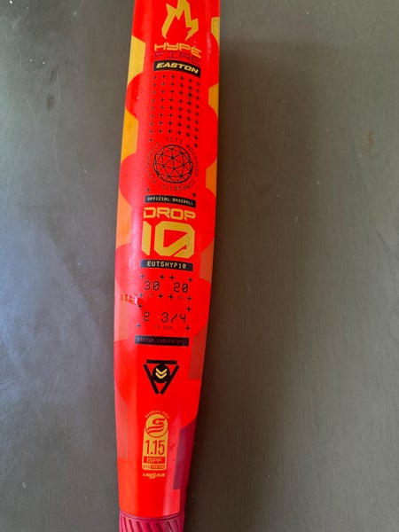 2025 Easton Hype Fire Composite USSSA Certified Bat (-10) 20 oz 30" (Used)