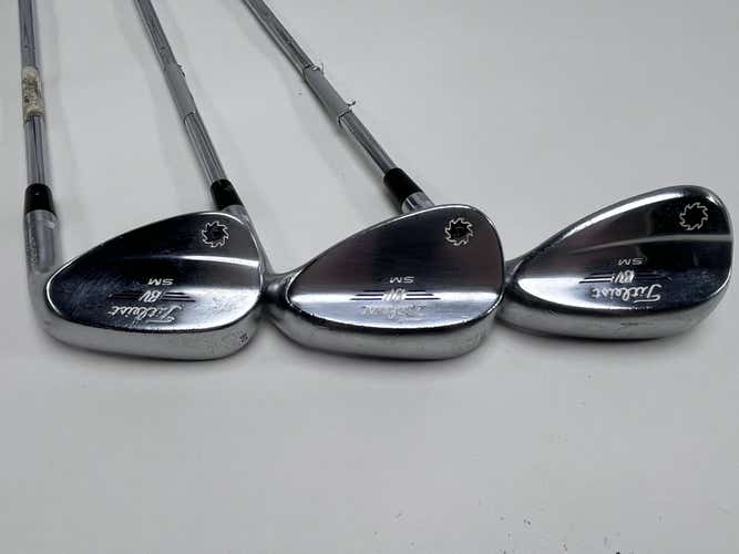 Titleist Vokey SM7 Tour Chrome Wedge Set 50* 8 | 54* 10 | 58* 10 Wedge RH