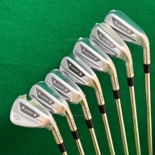 Callaway Apex Ai300 Forged 5-AW Iron Set Modus 3 Tour 105 Steel Regular *Read*