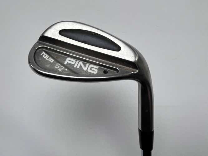Ping Tour Gap Wedge GW 52* Black Dot Wedge Steel Mens RH Midsize Grip