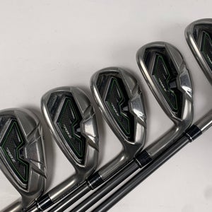 TaylorMade RocketBallz Iron Set 6-PW 65g Stiff Graphite Mens RH