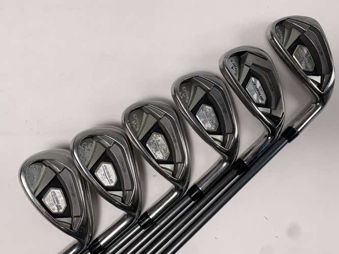 Callaway Rogue X Iron Set 6-PW+AW Aldila Synergy 50g Regular Graphite Mens RH