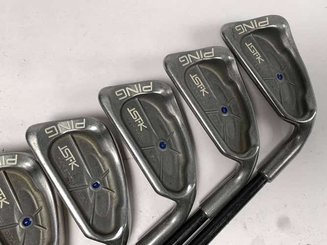 Ping ISI K Iron Set 3-PW Blue Dot 1* Up 350 Series Stiff Graphite Mens RH +1''