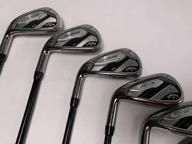 LEFTY Callaway Mavrik Max Iron Set 5-PW+AW Tensei White 60g Regular Graphite LH