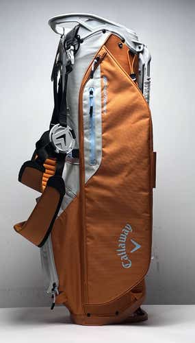 Callaway Fairway C Carry Bag Orange 4-Way Divide Dual Strap Golf Bag NEW
