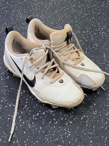 Used Nike TROUT BB/SB Cleats White Senior 6.5 11849-S000041300