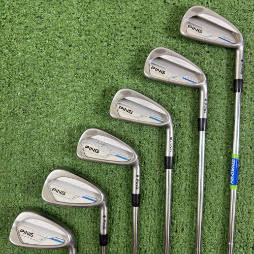 Ping E1 Iron Set 4-9 Black Dot CFS Distance Regular Flex Steel Right Handed