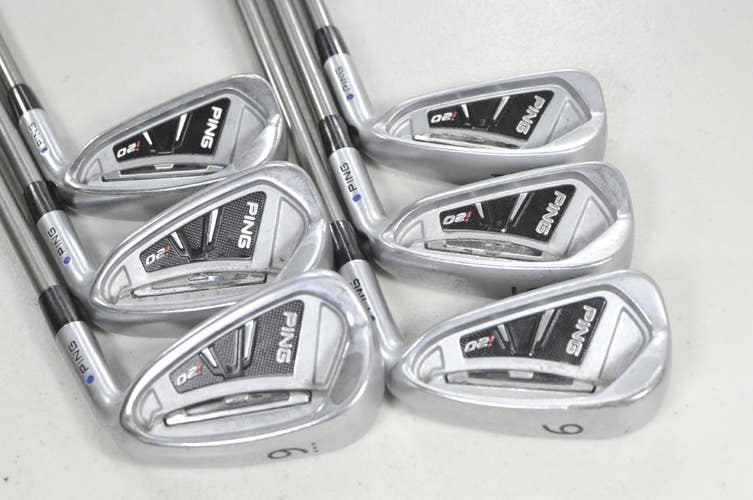 Ping i20 4-9 Iron Set Stiff Flex Blue Dot RH SteelFiber 95g  # 221180