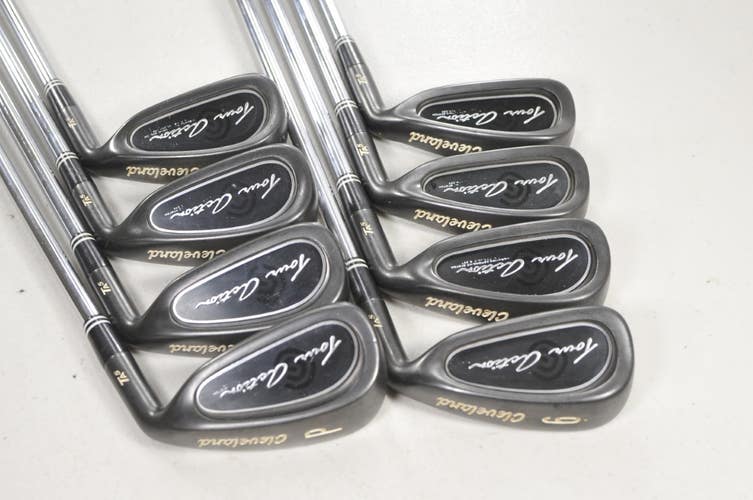 Cleveland TA5 Gunmetal 3-PW Iron Set Stiff Flex RH SensiCore Steel  # 220918