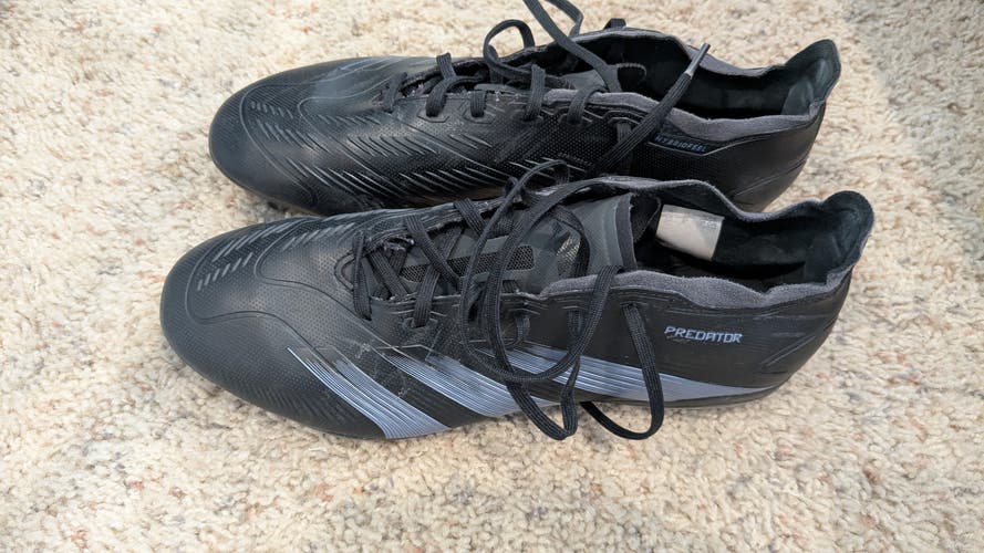 Adidas Predator League Men's 9.5 Black Soccer Cleats
