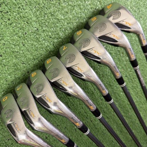 Cleveland Hibore XLi Hybrid Iron Set 4-PW DW Senior A Flex Graphite
