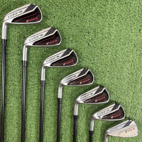 Cobra F Max Draw Iron Set 5-PW GW Supercharged Ladies Womens Flex Left Handed