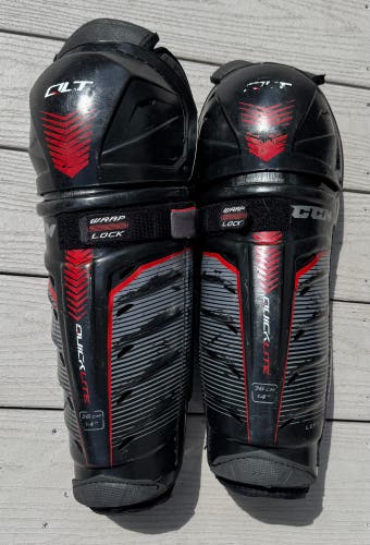 Senior CCM QuickLite 14" Shin Pads (Used)