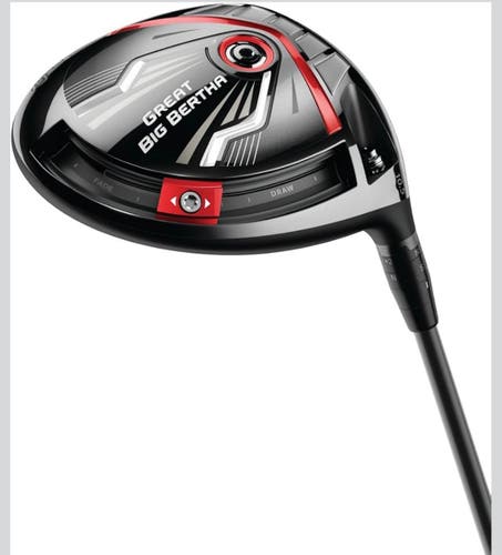 Callaway Big Bertha Left Hand Driver Stiff Flex 10.5 Loft Graphite Shaft (Used)