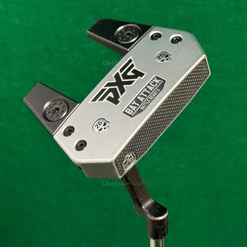 PXG Bat Attack Battle Ready II 34" Plumber's-Neck Mallet M16 Putter w/ HC
