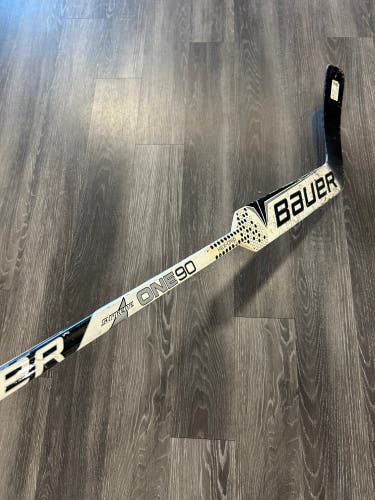 Intermediate Bauer Supreme One90 Regular Goalie Stick | 22.5" Paddle