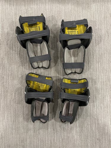 Junior and Senior Warrior R/GT2 used goalie knee pads