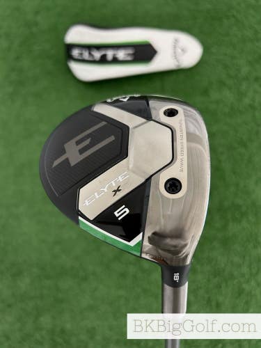 Callaway Elyte X 18 Degree 5 Wood w Headcover / Stiff