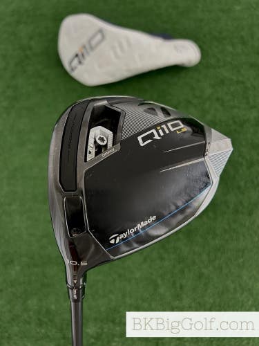 LH Taylormade Qi10 LS 10.5 Driver w Headcover / Extra Stiff