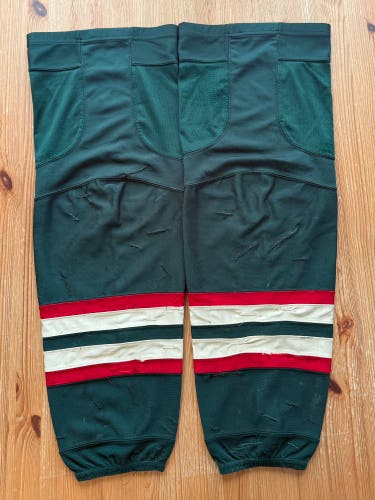Minnesota Wild Green Senior XL Reebok Hockey Socks Pro Stock (Used)