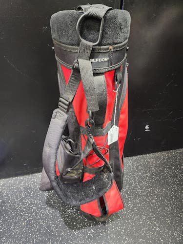 Used GOLFDOM STAND BAG Mens Stand Bag Red 11849-S000041282