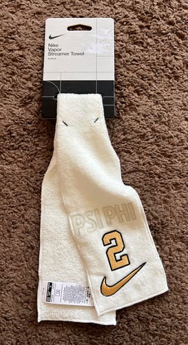 Nike Vapor Streamer Football Towel “Psi Phi 2” Team Issue PE