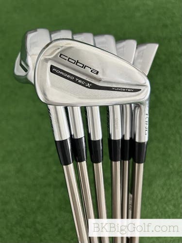Cobra King Forged Tec X 23 Iron Set 5-G / Recoil F4 110 Stiff Graphite
