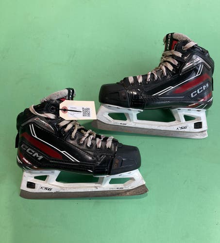 Used Intermediate CCM EFlex 6.9 Hockey Goalie Skates Size 5.5