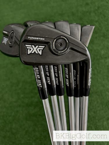 PXG 0311 XP GEN7 Black Forged Iron Set 5-G / KBS $-Taper Lite Stiff