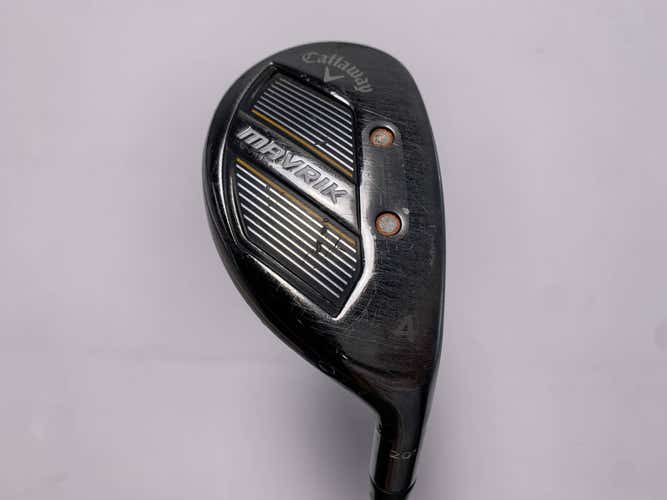 Callaway Mavrik 4 Hybrid 20* Project X Catalyst 6.0 75g Stiff Graphite Mens RH